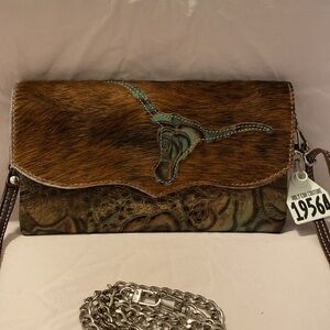 Holy Cow Couture HOH Sassy Mini Classy w/ rose crock leather.